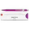 Lapiseira CARAN D'ACHE 844 Colormat-X 0,7 mm, corpo hexagonal de alumínio acetinado violeta 844.605