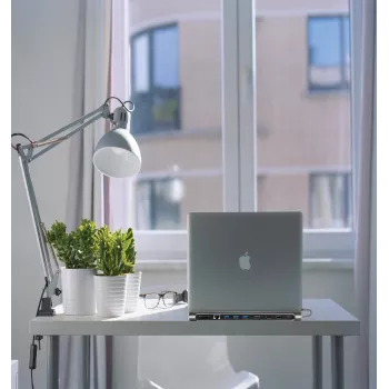 XTREMEMAC XWH-CDH-13 docking station USB-C de 12 portas cinzento sideral