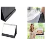 RILLSTAB RI94160 capas de flipchart de mesa A4 horizontal, pack de 10, polipropileno sem ácido, transparente