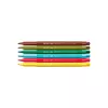 Caran d'Ache Fibralo Kawaii marcadores de fibra Swiss, conjunto de 6, tinta à base de água 185.804