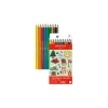 Caran d'Ache Swisscolor Kawaii lápis de aguarela Swiss, conjunto de 12, madeira de cedro, hexagonal 1285.804