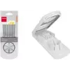 Metaltex Cortador de ovos universal, plástico ABS, prateado/branco, 1 unid. (204510014)