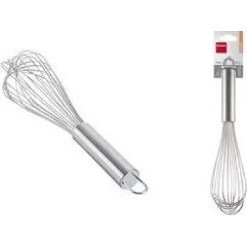 Metaltex Chef Line Batedor de aço inoxidável 300 mm, 12 arames, Professional 133030000