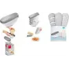 Metaltex ralador universal Trio-Box, 3 acessórios, cinzento/branco 199709080