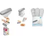 Metaltex ralador universal Trio-Box, 3 acessórios, cinzento/branco 199709080