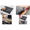 Metaltex tapete de proteção para placa de indução 610 x 520 mm preto fibra de vidro com revestimento de silicone 252495000