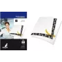 Papel químico KANGARO DIN A4+, 100 folhas, preto, 210 x 310 mm, para máquinas de escrever K-7800492
