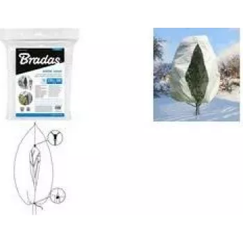 Cobertura de inverno para plantas Bradas, 760 mm de diâmetro, branco, 1,2 x 1,8 m, 50 g/m², 1 unid. AWWC503120180