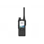 Rádio portátil digital/analógico Hytera HP785G BT V1 VHF com GPS, Bluetooth, bateria 2400mAh, carregador de mesa, antena e clipe de cinto
