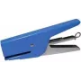 Agrafador PAVO, capacidade 12 folhas, metal azul, pega ergonómica 8004478