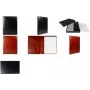 Pasta de escrita Multo Hannibal A5 cognac pele sintética MU-201004
