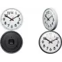 Relógio de parede de quartzo NEXTIME NXT 260 mm caixa preta mostrador branco 7308ZW
