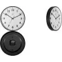 Relógio de parede de quartzo NEXTIME STIL 400 mm mostrador branco ponteiros pretos 7317-V2
