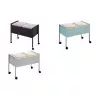 DURABLE ECONOMY DUO 100 A4 carrinho de arquivo suspenso, 2 níveis, capacidade para 100 ficheiros, preto 308223