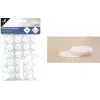 Kangaro K-5062 pontos de velcro autoadesivos, 20 mm, brancos