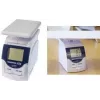 RAADHUIS RD-351143 Balança de correio digital 500 g, divisão de 1 g, branco/azul plástico, tara, ligar/desligar, a pilhas