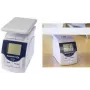 RAADHUIS RD-351143 Balança de correio digital 500 g, divisão de 1 g, branco/azul plástico, tara, ligar/desligar, a pilhas