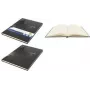 KANGARO Caderno de esboços A4, 80 folhas, 140 g/m², branco creme, sem ácido, capa dura, preto K-5566