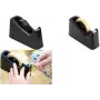 RAADHUIS Dispensador de fita de mesa B2, sem fita, preto, base antiderrapante, para fita até 19 mm (RD-3836200)