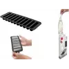 Metaltex Forma para gelados de gelo, silicone, 10 compartimentos, 70 x 15 mm, preto 253538001