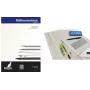 Bloco de papel milimétrico Kangaro A3, 80 g/m², 25 folhas, branco/laranja, quadrícula 1 mm (K-5595)