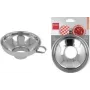 Funil para compota Metaltex em aço inoxidável com pega, polido, 140 mm de diâmetro superior 257197010