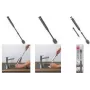 Escova de garrafa ajustável Metaltex Brush-Up, cinzenta, 300-400 mm, cerdas de silicone, cabo de PP 297612000
