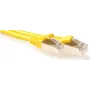 Cabo de rede ACT amarelo 10m S/FTP CAT6A Snagless RJ45 FB6810