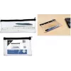 Estojo transparente KANGARO K-56201, 330 x 125 mm, fecho de correr, PVC