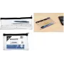 Estojo transparente KANGARO K-56201, 330 x 125 mm, fecho de correr, PVC