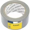 Fita de tecido RAADHUIS, 50 mm x 50 m, fita adesiva prateada para reparações, rasgável à mão – 1 rolo (RD-351312)