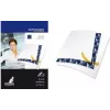 KANGARO K-7900086 Papel químico, DIN A4, 10 folhas, azul, 210 x 297 mm, para escrita manual