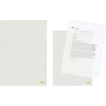ELBA Capa de documentos reciclada DIN A4 0,10 mm translúcida aberta em cima/à direita (pack de 100)