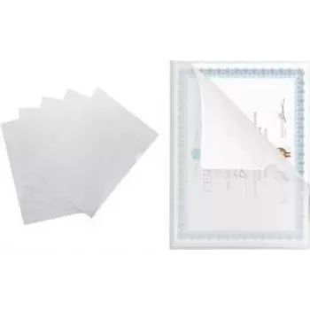 PAVO Capa de apresentação de documentos A4 em PP texturado transparente, aberta em cima e à direita, recorte para o polegar, 0,10 mm, 1 unid. 8020638