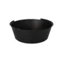 PAPSTAR Circulware Tigela reutilizável, redonda, 1200 ml, preta, polipropileno com 30% de cargas minerais, 1 unid. (97019)