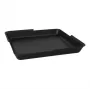 PAPSTAR Circulware Travessa de servir retangular reutilizável, sem divisórias, preta, 1000 ml, polipropileno com 30% de cargas minerais, 1 unid. 97021