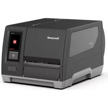 Honeywell PM65 Impressora térmica industrial de etiquetas, 203 dpi, Rewind, LTS, dispensador, RTC, USB, RS232, Ethernet