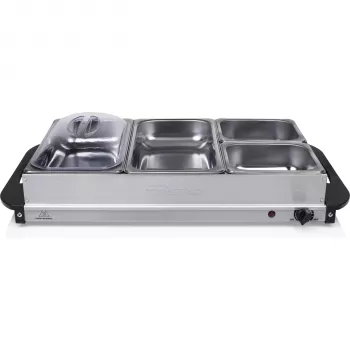Tristar BP-6285 Rechaud de buffet, 300 W, aço inoxidável