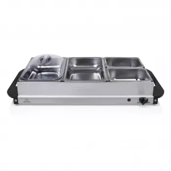 Tristar BP-6285 Rechaud de buffet, 300 W, aço inoxidável