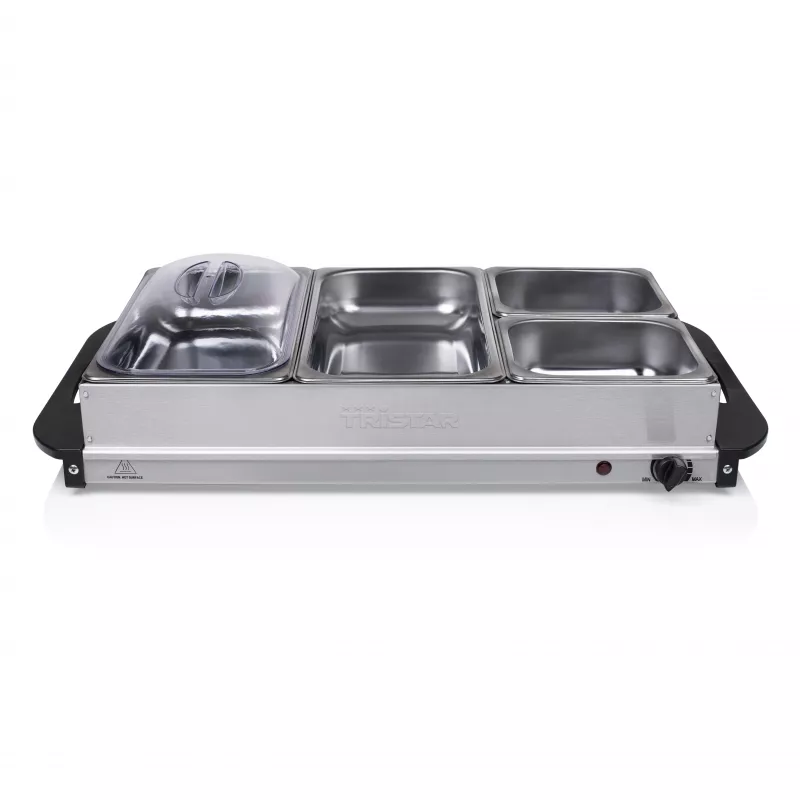 Tristar BP-6285 aquecedor de buffet, 300 W, aço inoxidável