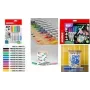 Kores Marcadores acrílicos criativos, conjunto de 12, várias cores, tinta acrílica líquida, agitar e pintar, sem bombear, ponta redonda M25121