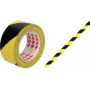 RAADHUIS Fita de marcação de piso, 50 mm x 33 m, PVC preto/amarelo, 1 rolo RD-351142-3