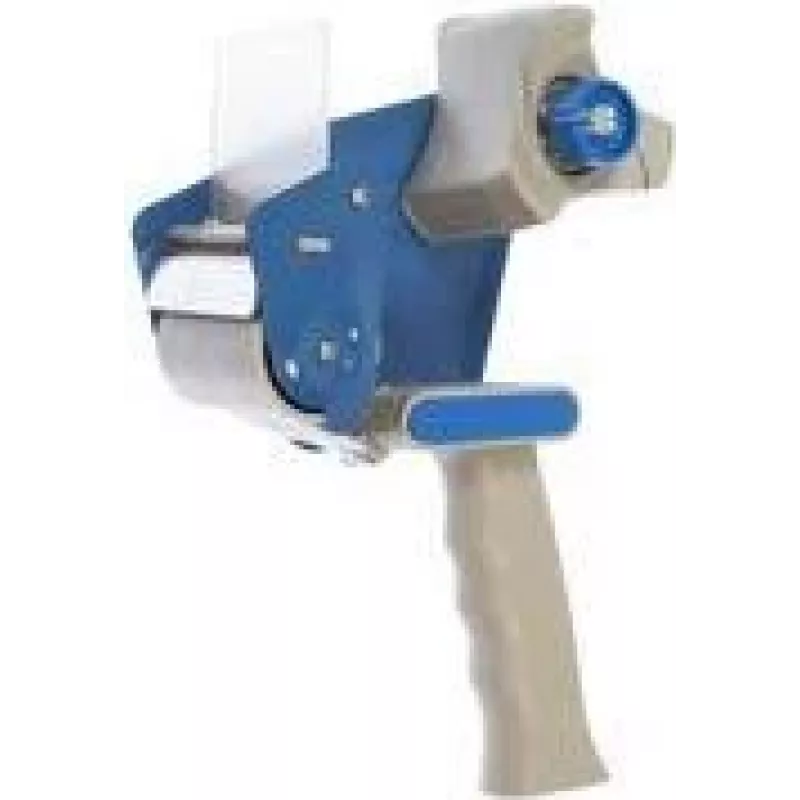 RAADHUIS Dispensador manual de fita de embalagem, cinzento/azul, para fita 50 mm x 66 m, 1 unid. (RD-351147)