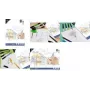 Bloco de marcadores para artistas Kangaro K-864113 A3 50 folhas 75 g/m² branco