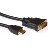 Cabo conversor HDMI A ficha macho para DVI-D ficha macho Single-Link ACT AK3739 1 m preto