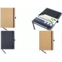 Caderno KANGARO K-552341 A5 com capa dura de cortiça, 96 folhas pautadas, camurça 80 g/m²