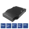 Patch box de fibra ótica ACT para cabos pré-confeccionados e adaptadores MTP/MPO, 1 slot (FA2130)