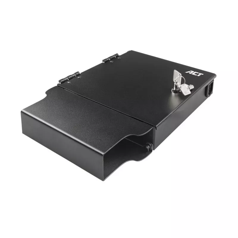 Patch box de fibra ótica ACT para cabos pré-confeccionados e adaptadores MTP/MPO, 1 slot (FA2130)