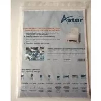 Folhas de limpeza ASTAR AS31023 para impressoras laser, pack de 10, A4, remove toner e pó