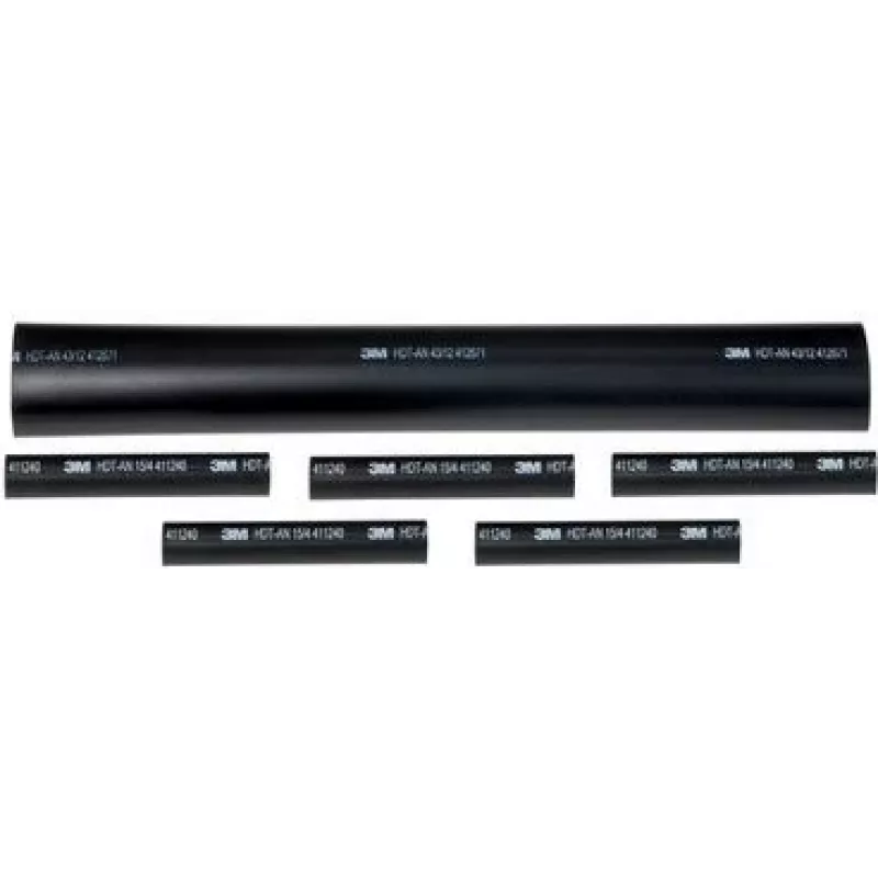 Tubo termorretrátil 3M TE100050984 12,7 mm preto, pack de 4